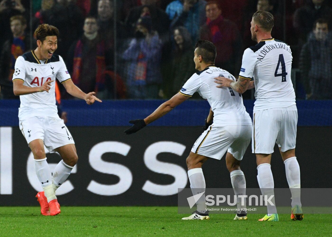 Football. UEFA Champions League. CSKA vs. Tottenham Hotspur