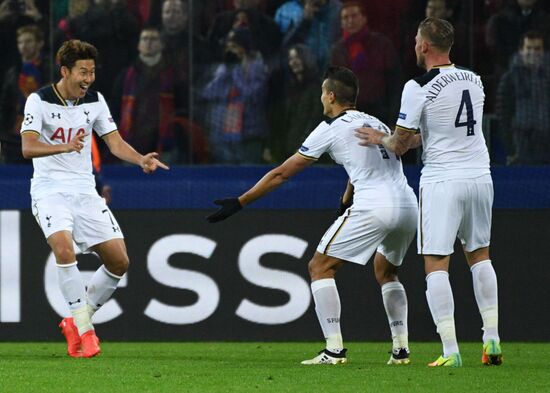 Football. UEFA Champions League. CSKA vs. Tottenham Hotspur