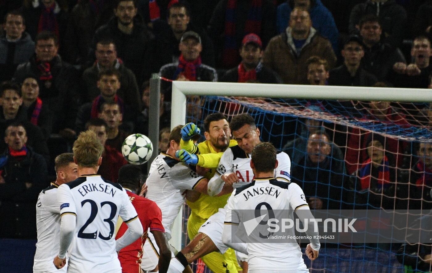 Football. UEFA Champions League. CSKA vs. Tottenham Hotspur