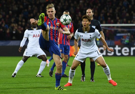 Football. UEFA Champions League. CSKA vs. Tottenham Hotspur