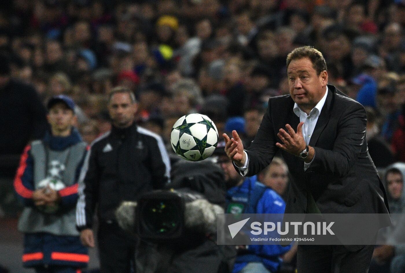 Football. UEFA Champions League. CSKA vs. Tottenham Hotspur