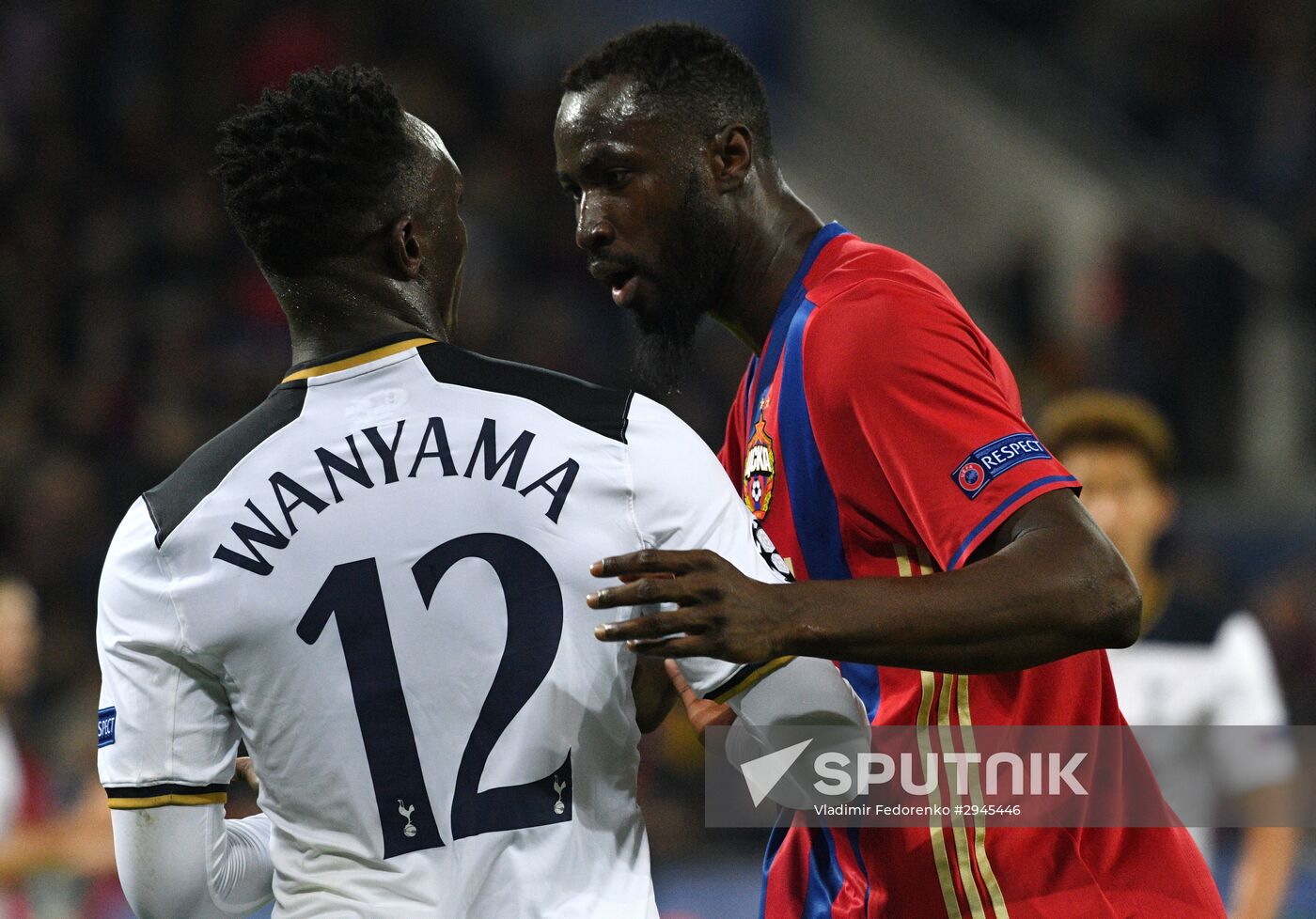 Football. UEFA Champions League. CSKA vs. Tottenham Hotspur