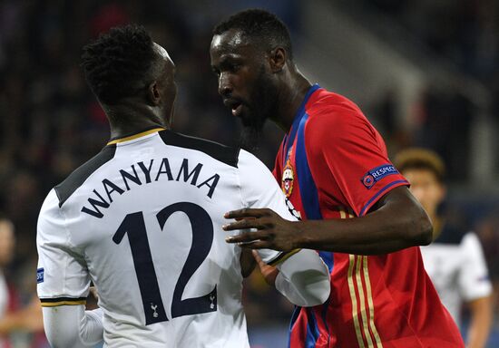 Football. UEFA Champions League. CSKA vs. Tottenham Hotspur