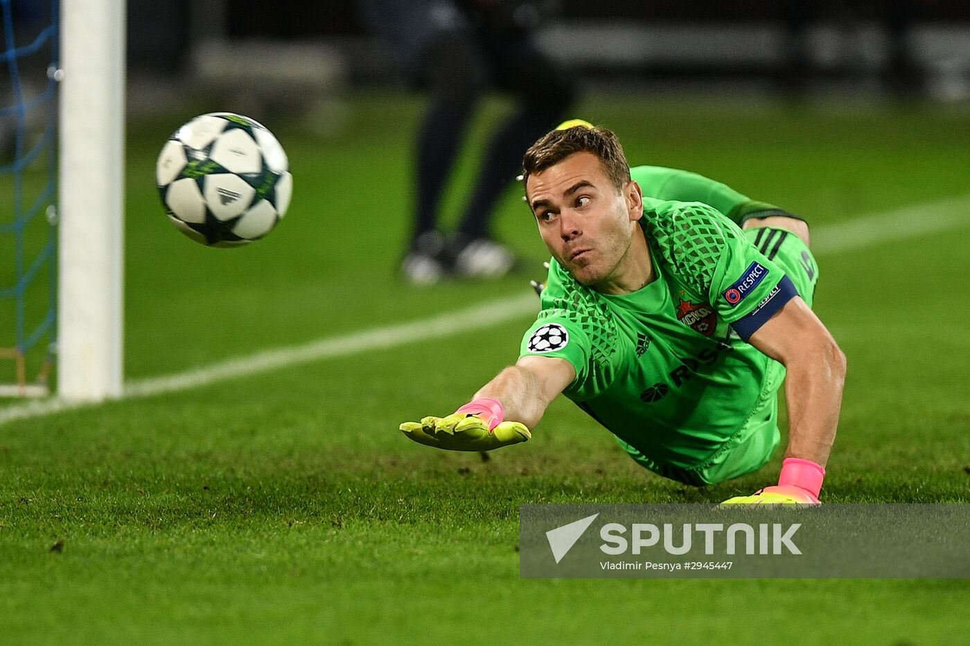 Football. UEFA Champions League. CSKA vs. Tottenham Hotspur