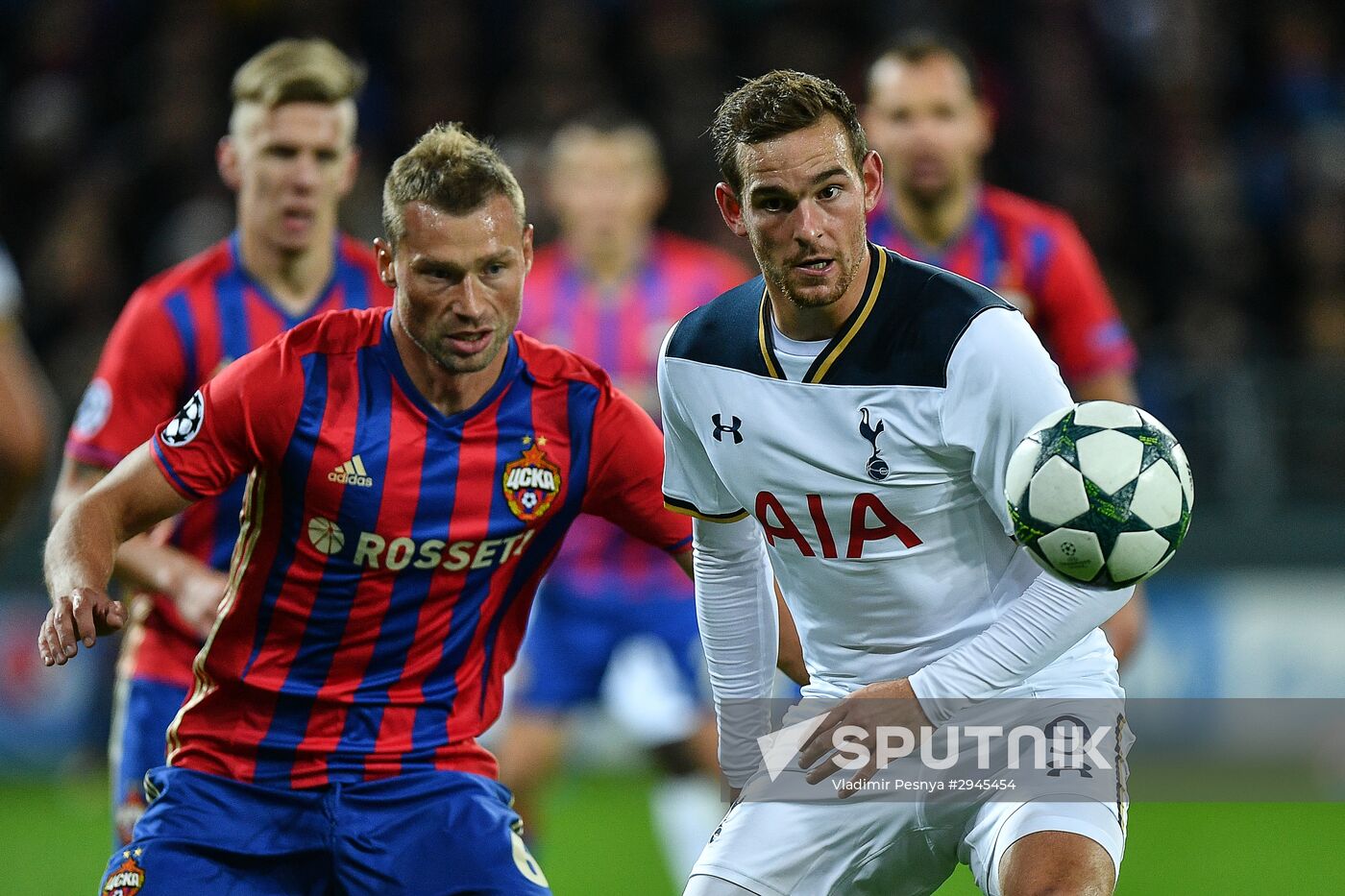 Football. UEFA Champions League. CSKA vs. Tottenham Hotspur