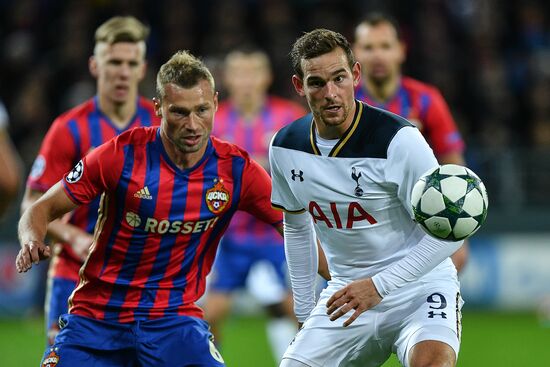 Football. UEFA Champions League. CSKA vs. Tottenham Hotspur