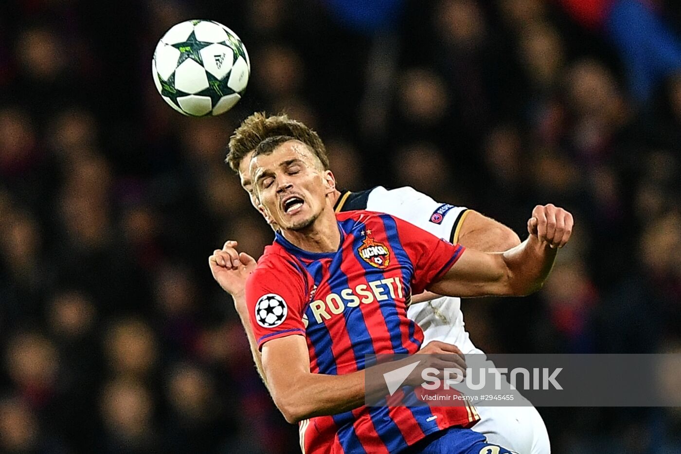 Football. UEFA Champions League. CSKA vs. Tottenham Hotspur