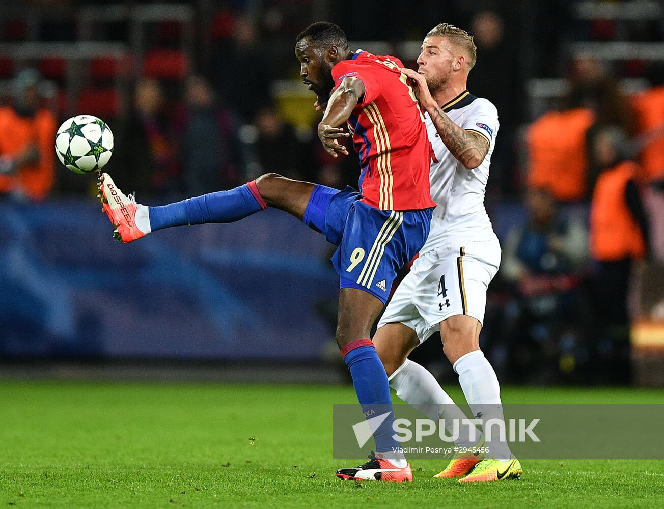 Football. UEFA Champions League. CSKA vs. Tottenham Hotspur