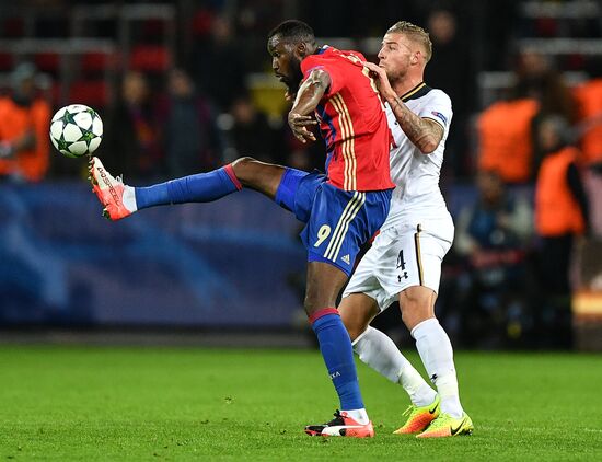 Football. UEFA Champions League. CSKA vs. Tottenham Hotspur