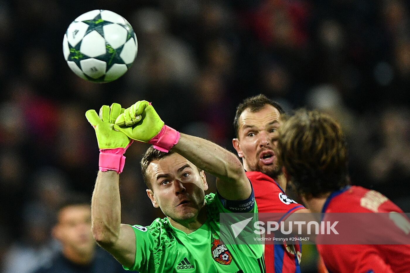Football. UEFA Champions League. CSKA vs. Tottenham Hotspur