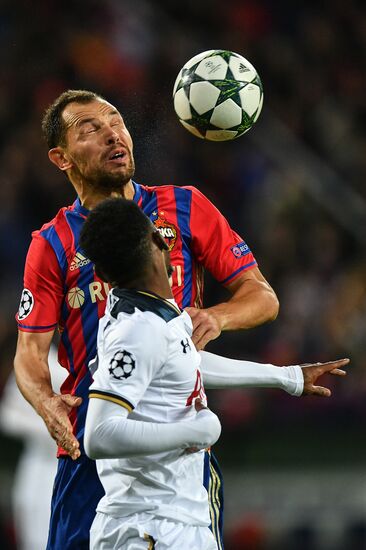 Football. UEFA Champions League. CSKA vs. Tottenham Hotspur