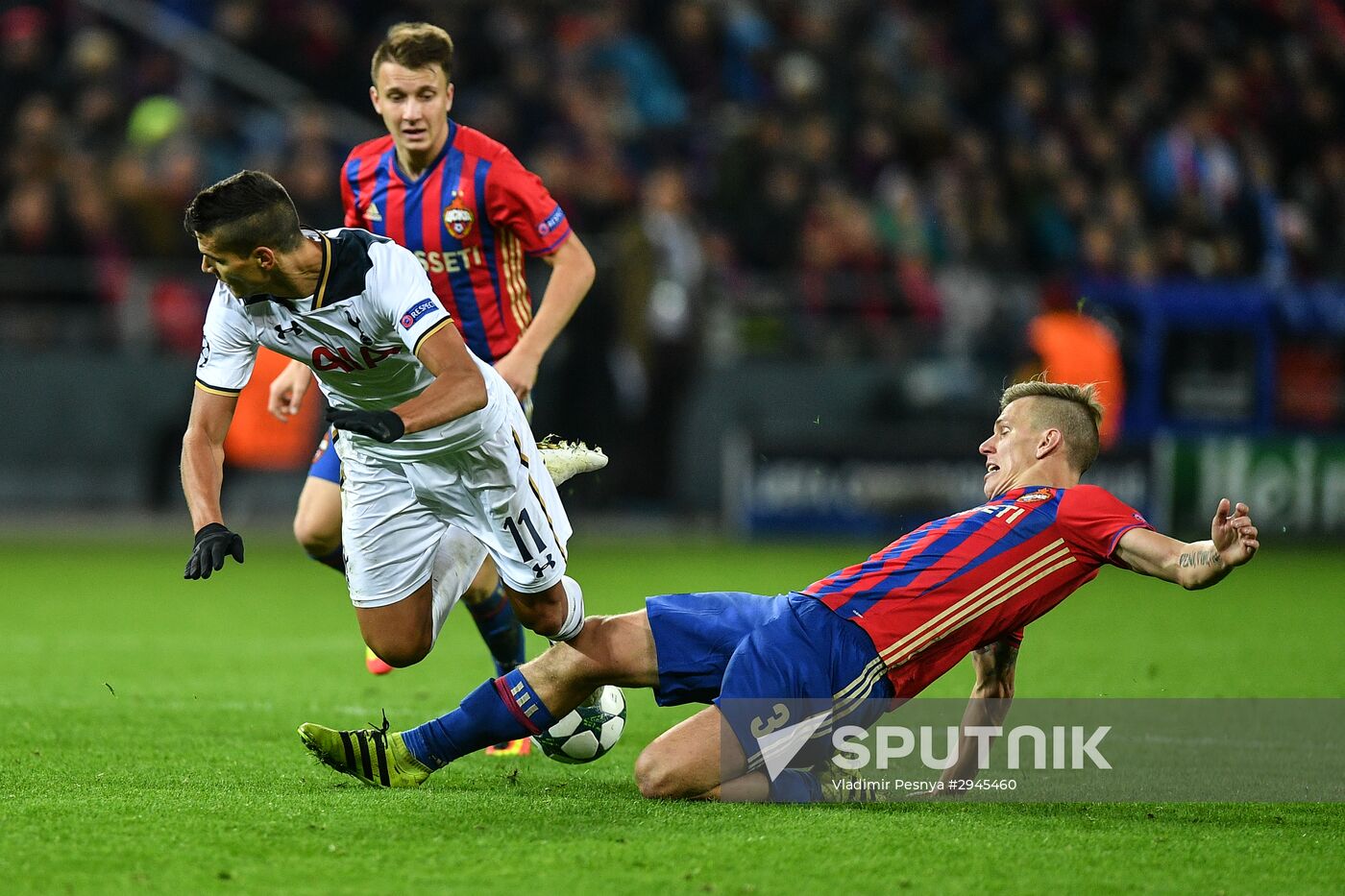 Football. UEFA Champions League. CSKA vs. Tottenham Hotspur
