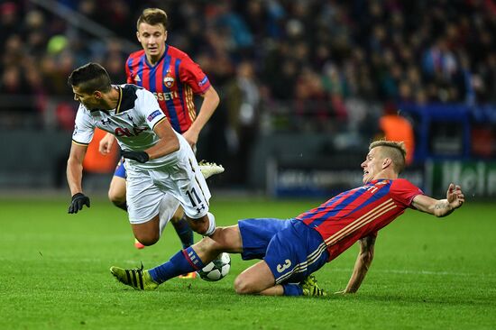 Football. UEFA Champions League. CSKA vs. Tottenham Hotspur