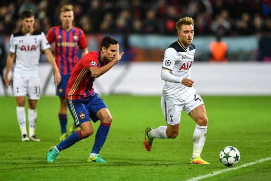 Football. UEFA Champions League. CSKA vs. Tottenham Hotspur