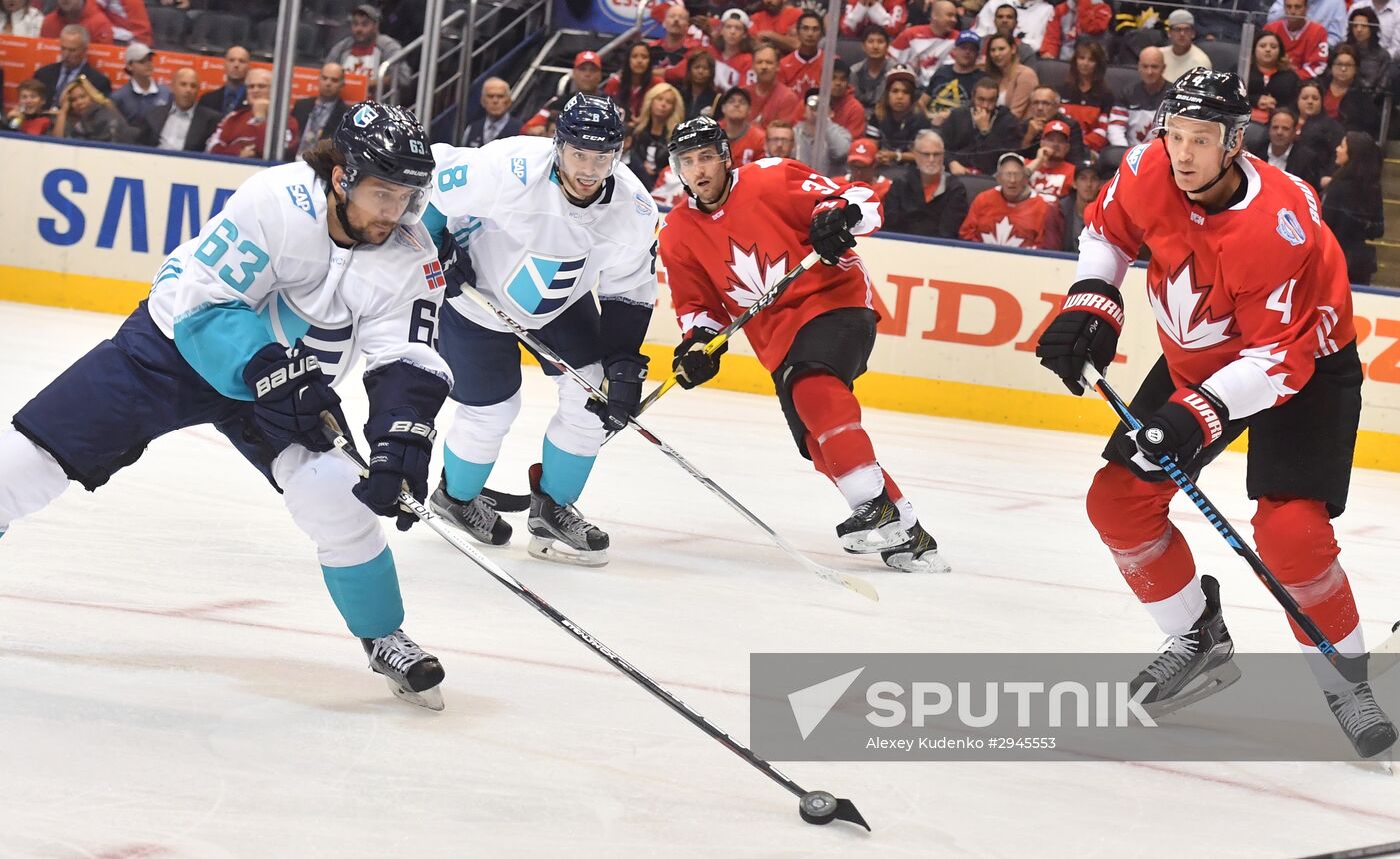 2016 World Cup of Hockey. Canada vs. Europe