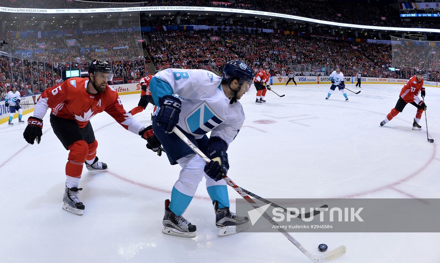 2016 World Cup of Hockey. Canada vs. Europe