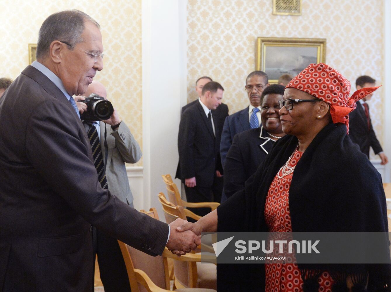 Sergei Lavrov meets with South Africa National Council of Provinces Chairperson Thandi Modise