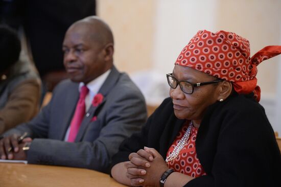 Sergei Lavrov meets with South Africa National Council of Provinces Chairperson Thandi Modise