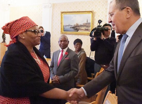 Sergei Lavrov meets with South Africa National Council of Provinces Chairperson Thandi Modise