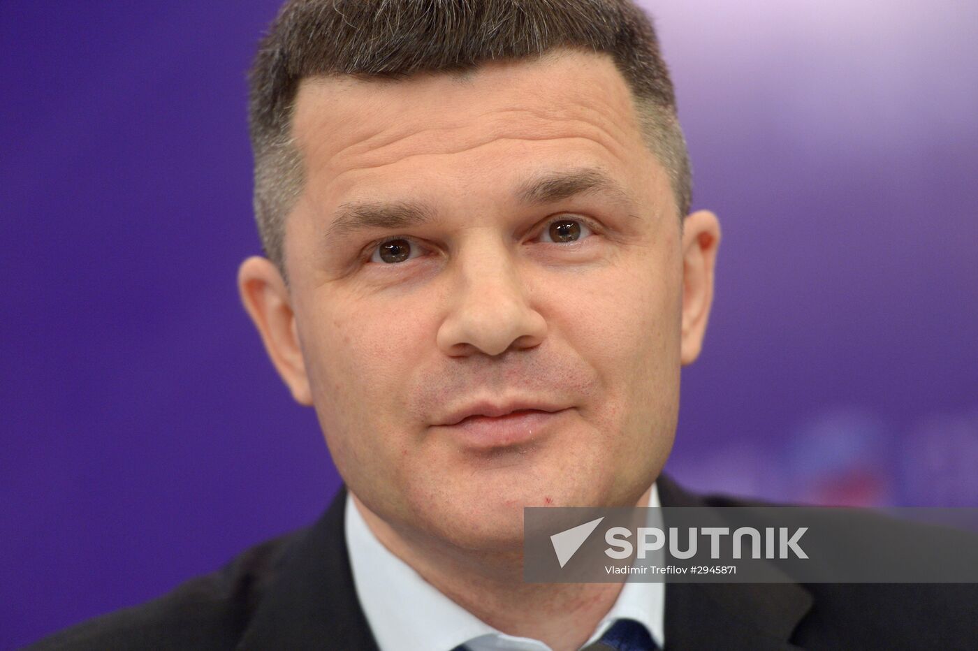 Briefing with Chairman of Board of Moscow Domodedovo Airport Dmitry Kamenshchik