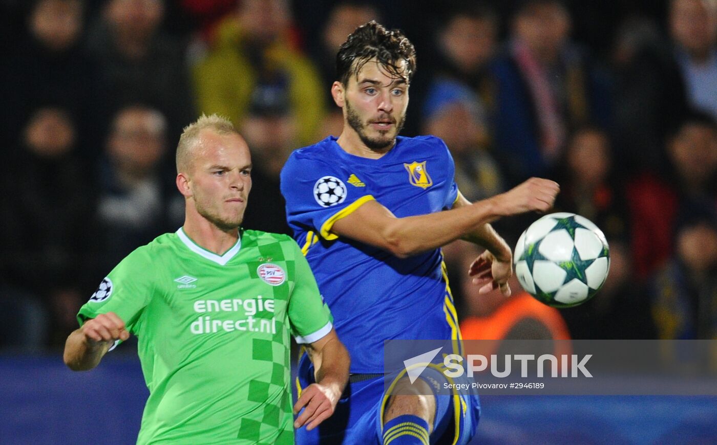 UEFA Champions League. Rostov vs. PSV Eindhoven