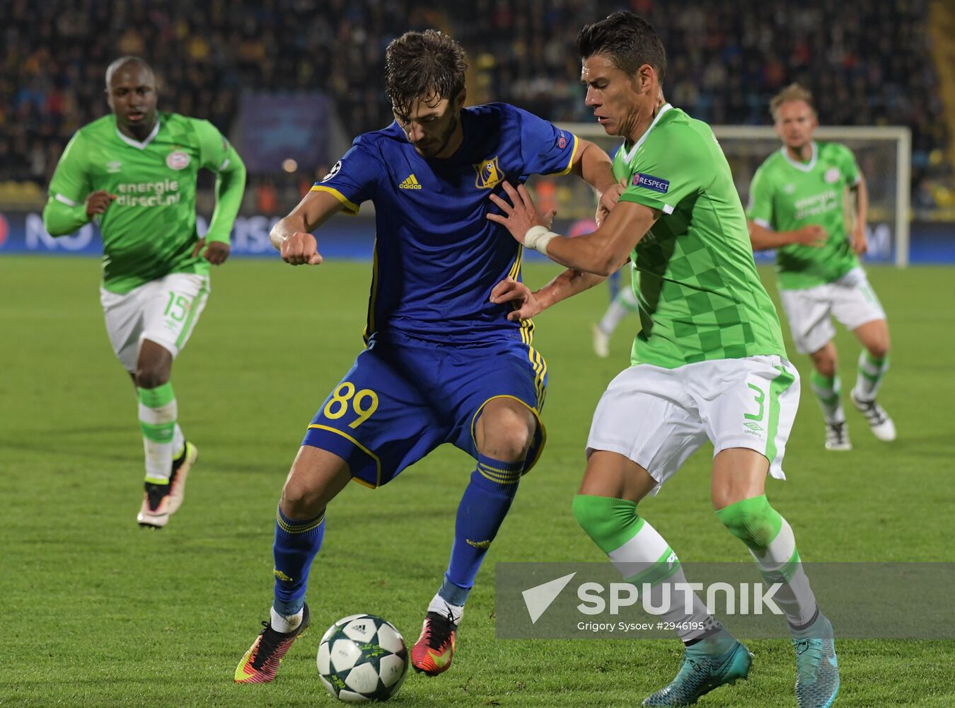 UEFA Champions League. Rostov vs. PSV Eindhoven