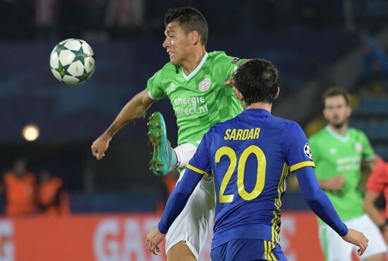 UEFA Champions League. Rostov vs. PSV Eindhoven