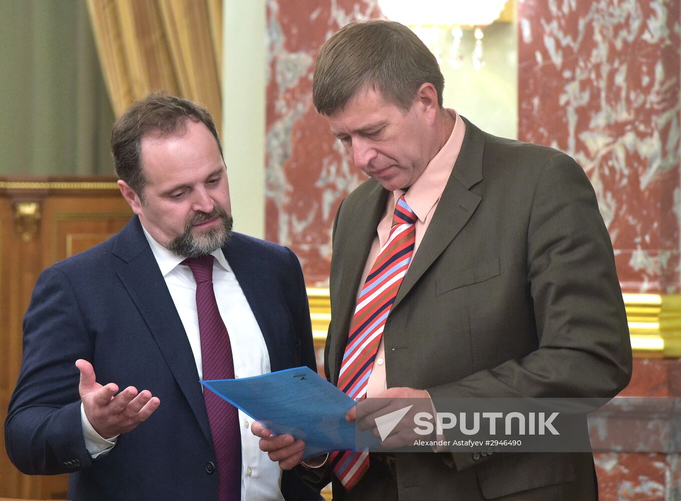 Russian Prime Minister Dmitry Medvedev held Russian federation government session