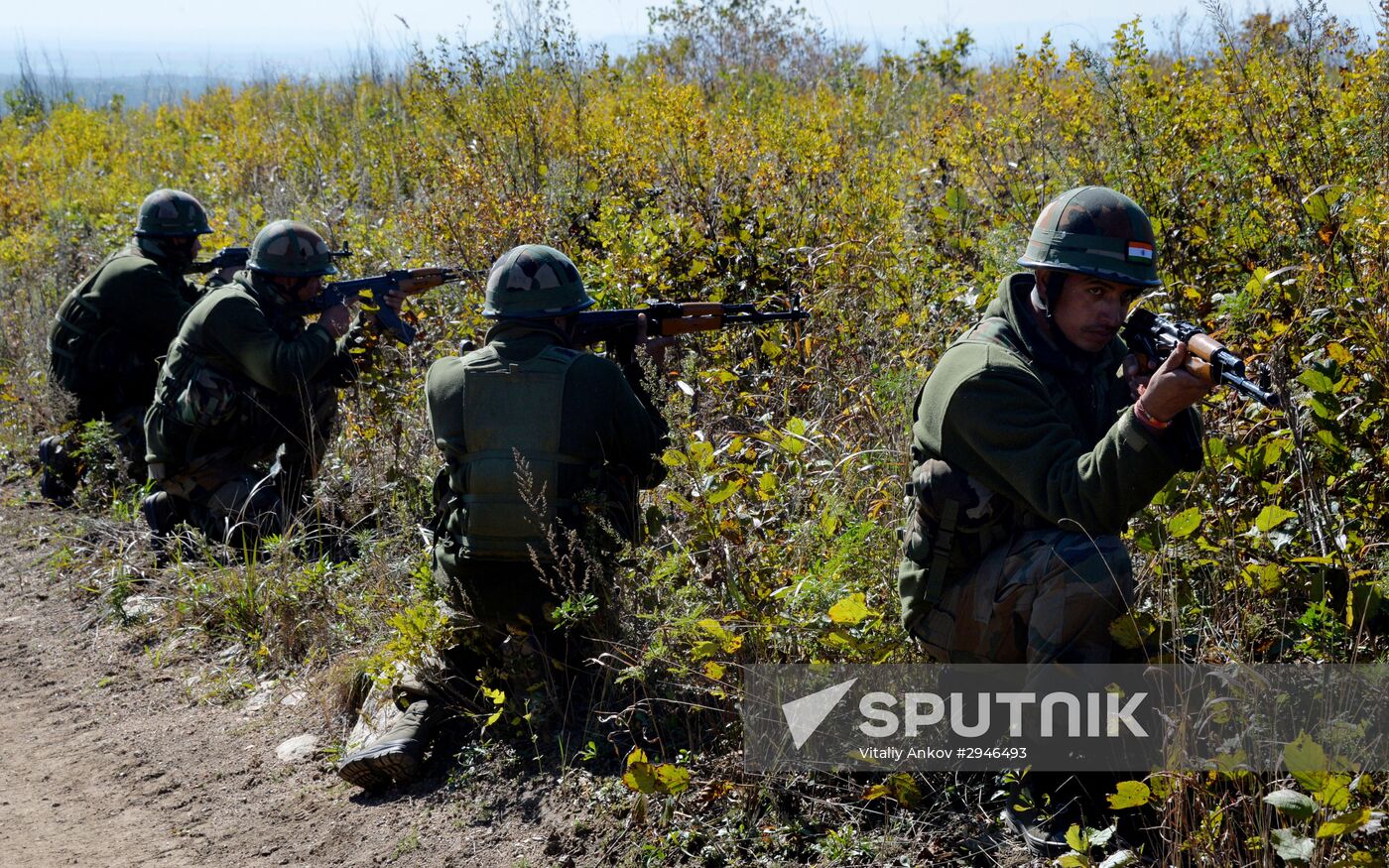 Indra-2016 Russia-India drills in Primorye Territory