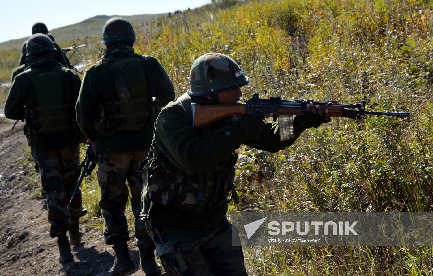 Indra-2016 Russia-India drills in Primorye Territory