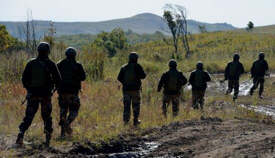Indra-2016 Russia-India drills in Primorye Territory