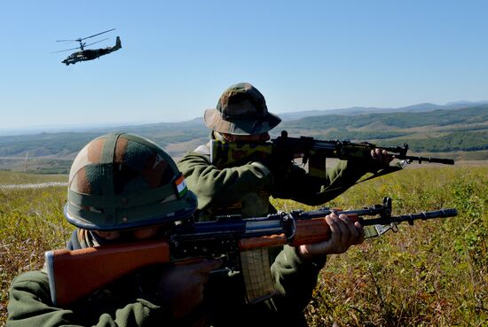 Indra-2016 Russia-India drills in Primorye Territory