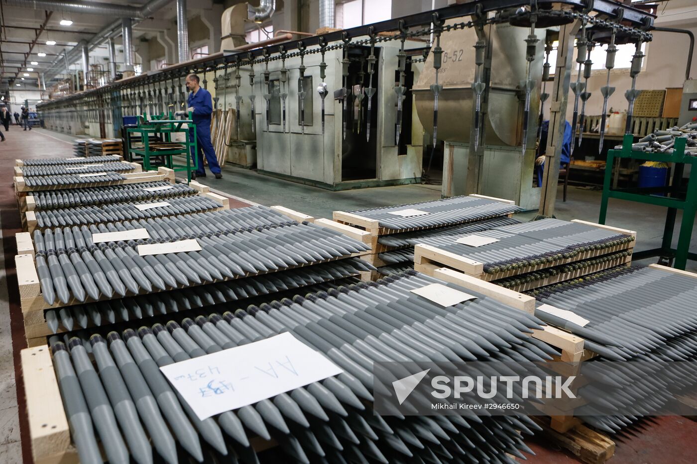 Tank ammunition produced at Karl Liebknecht plant, St. Petersburg