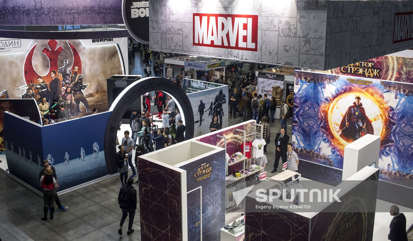 Third annual Comic Con Russia festival and interactive activities exhibition "IgroMir 2016"