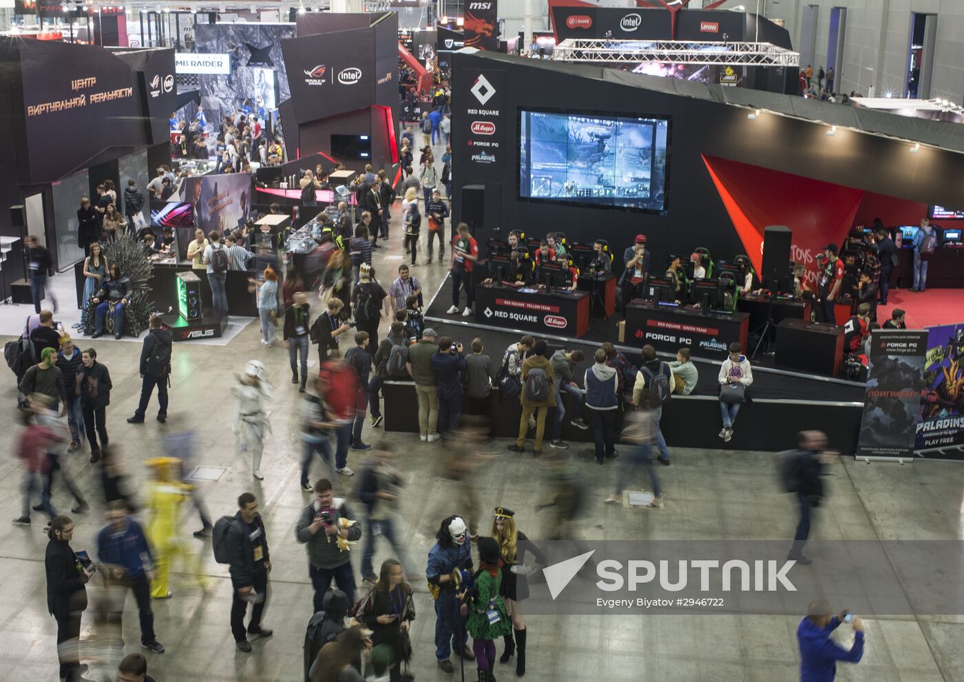Third annual Comic Con Russia festival and interactive activities exhibition "IgroMir 2016"