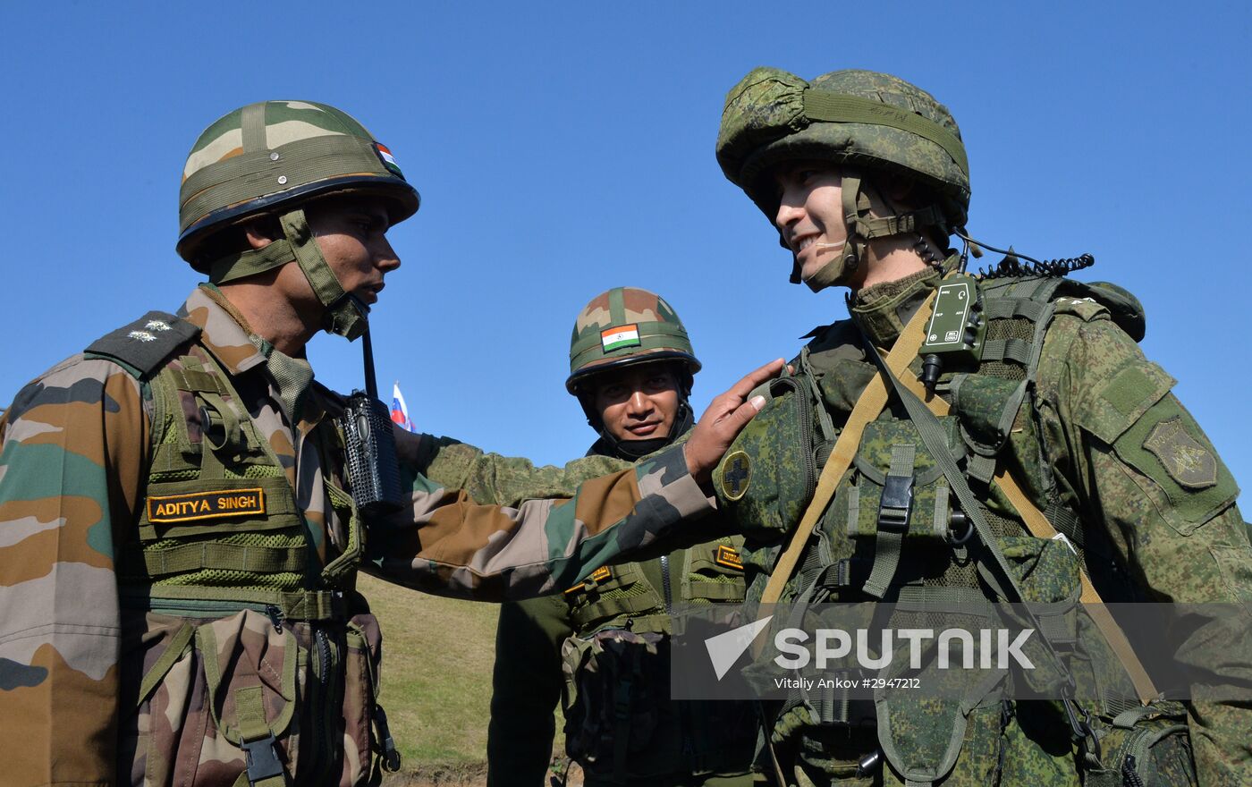 Indra 2016 Russian-Indian military exercise in Primorye Territory