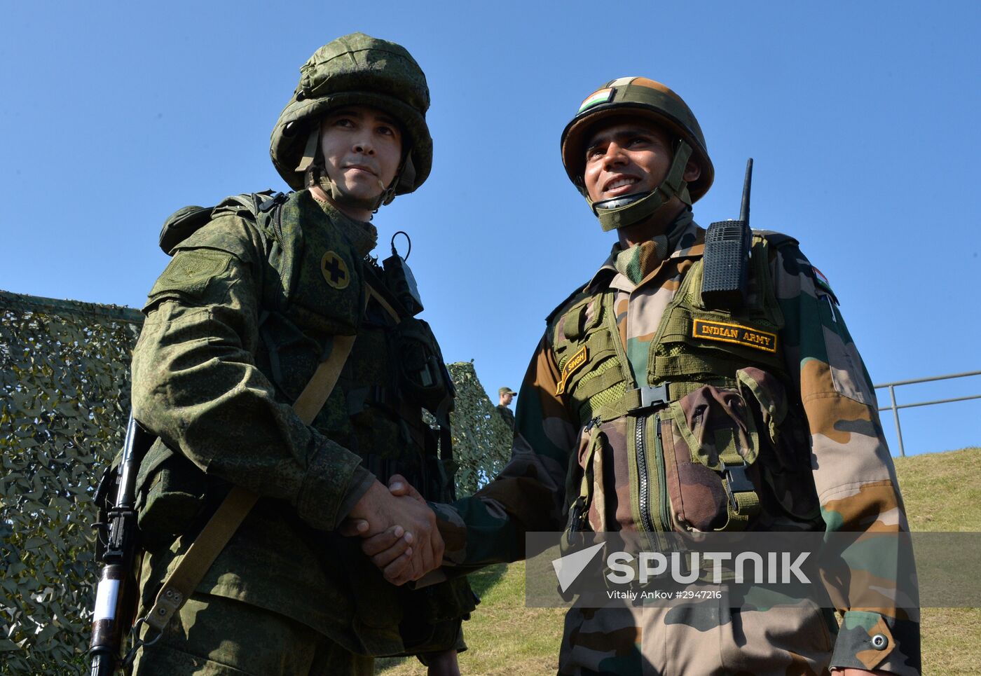 Indra 2016 Russian-Indian military exercise in Primorye Territory