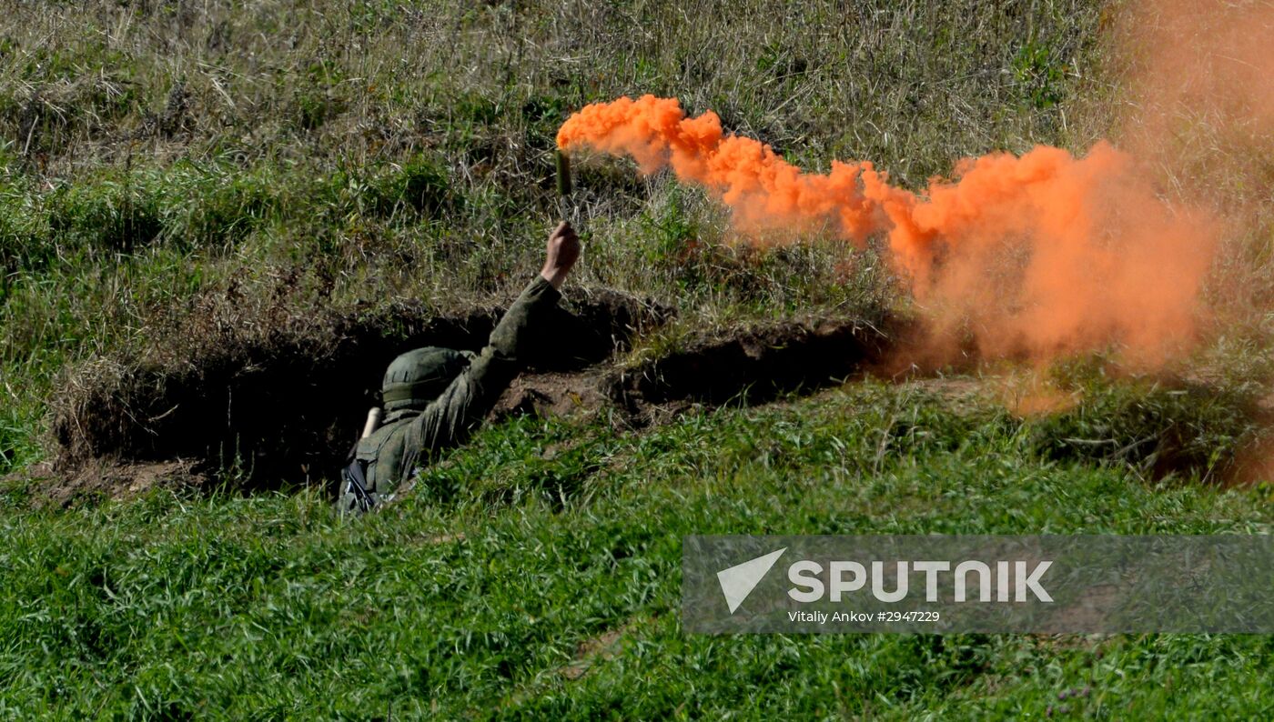 Indra 2016 Russian-Indian military exercise in Primorye Territory