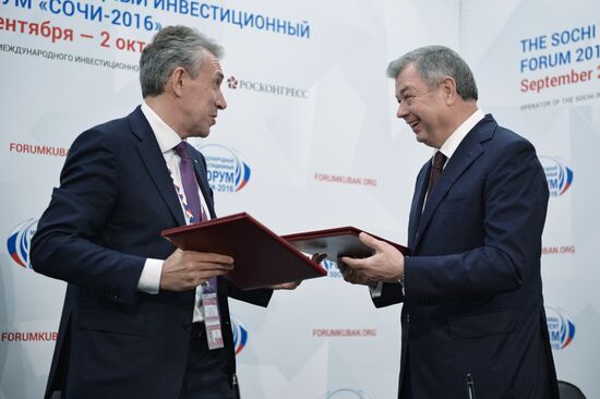 Sochi International Investment Forum 2016