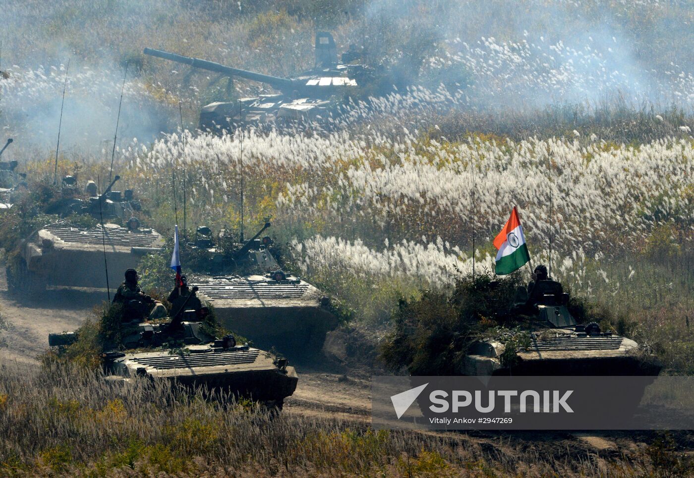 Indra 2016 Russian-Indian military exercise in Primorye Territory