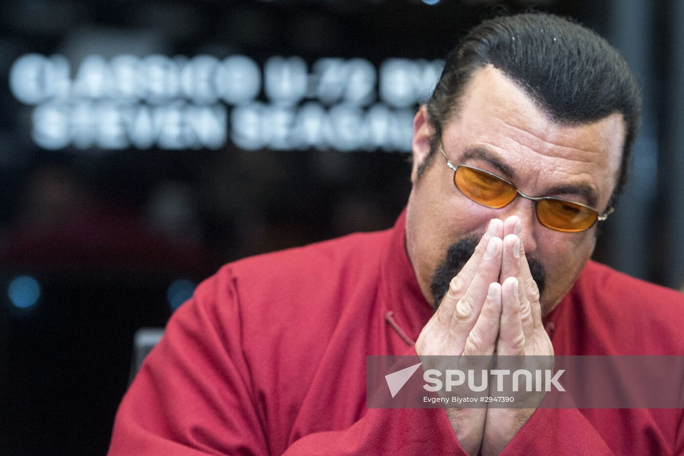 Cocktail party with Steven Seagal's participation