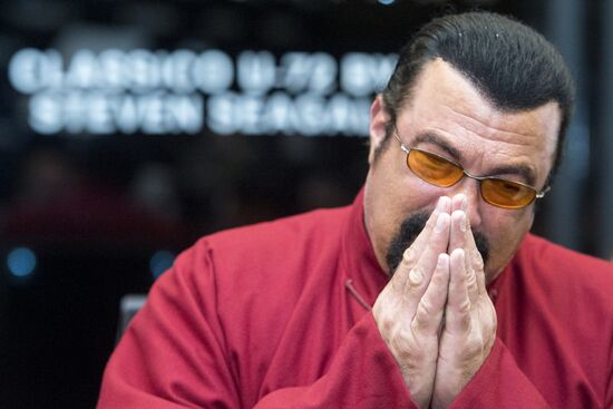 Cocktail party with Steven Seagal's participation