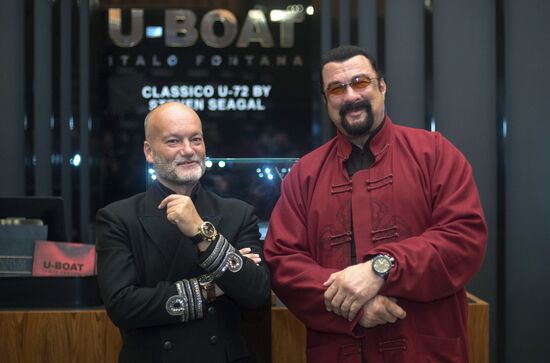 Cocktail party with Steven Seagal's participation