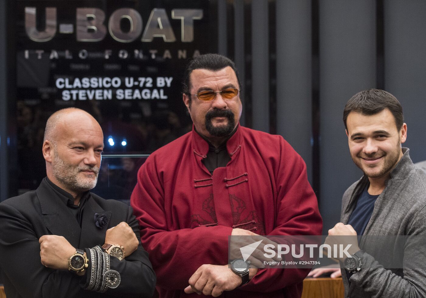 Cocktail party with Steven Seagal's participation