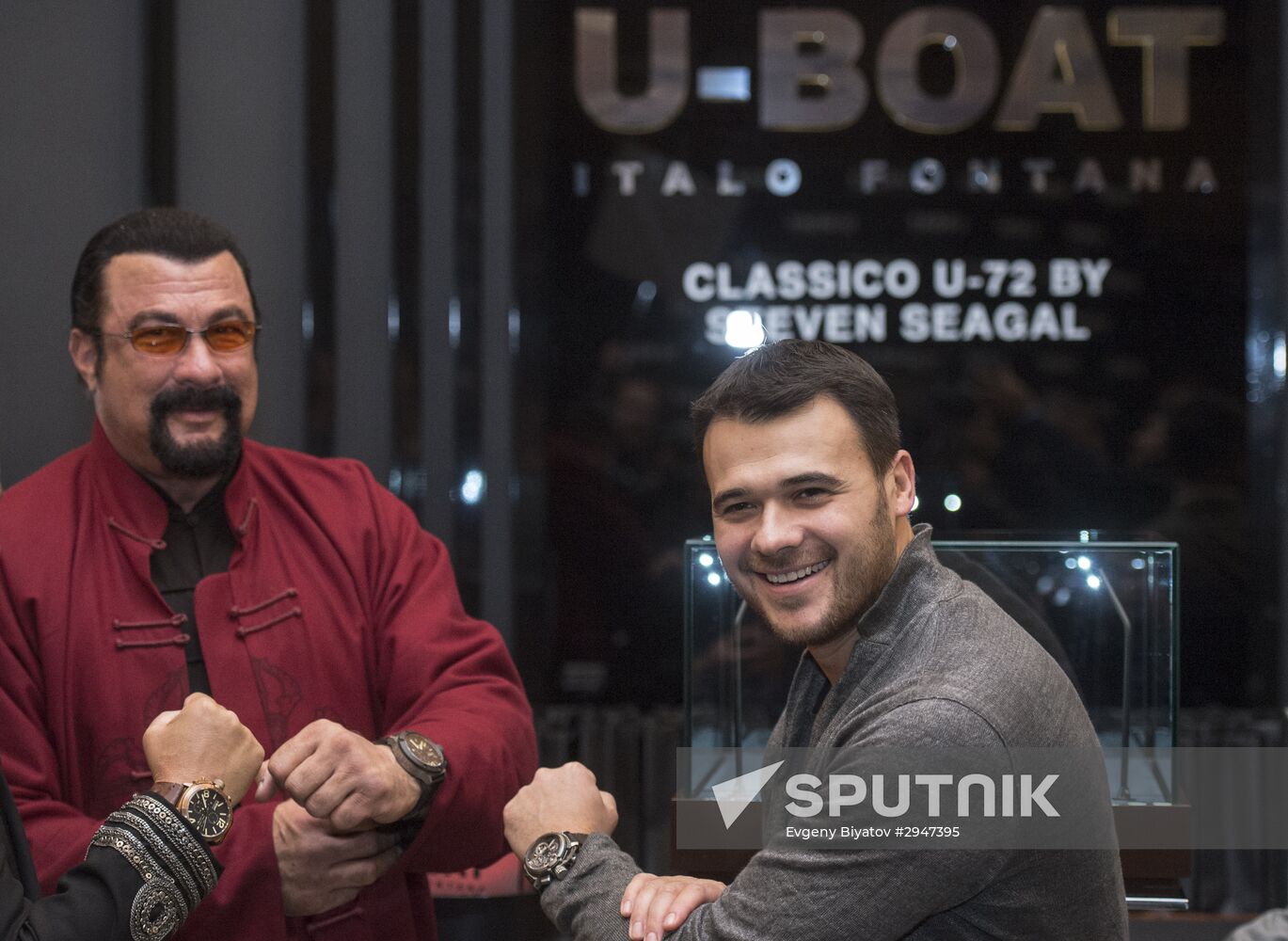 Cocktail party with Steven Seagal's participation
