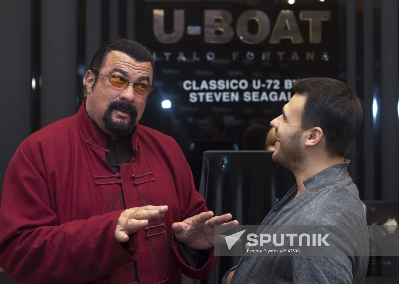 Cocktail party with Steven Seagal's participation