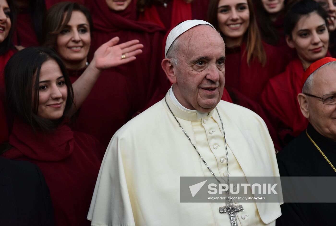 Pope visits Georgia