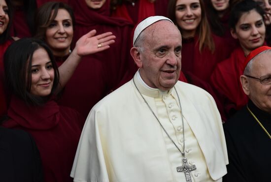 Pope visits Georgia