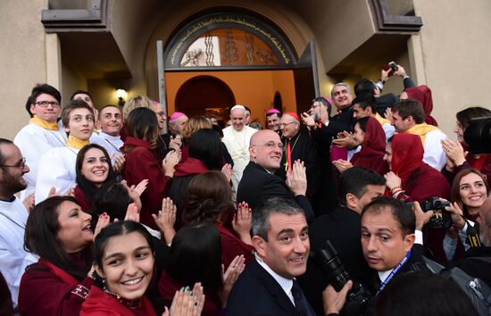 Pope visits Georgia