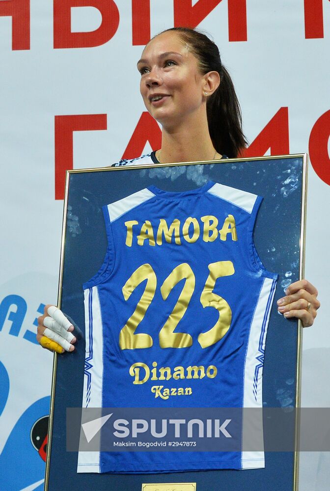 Volleyball. Yekaterina Gamova's farewell match